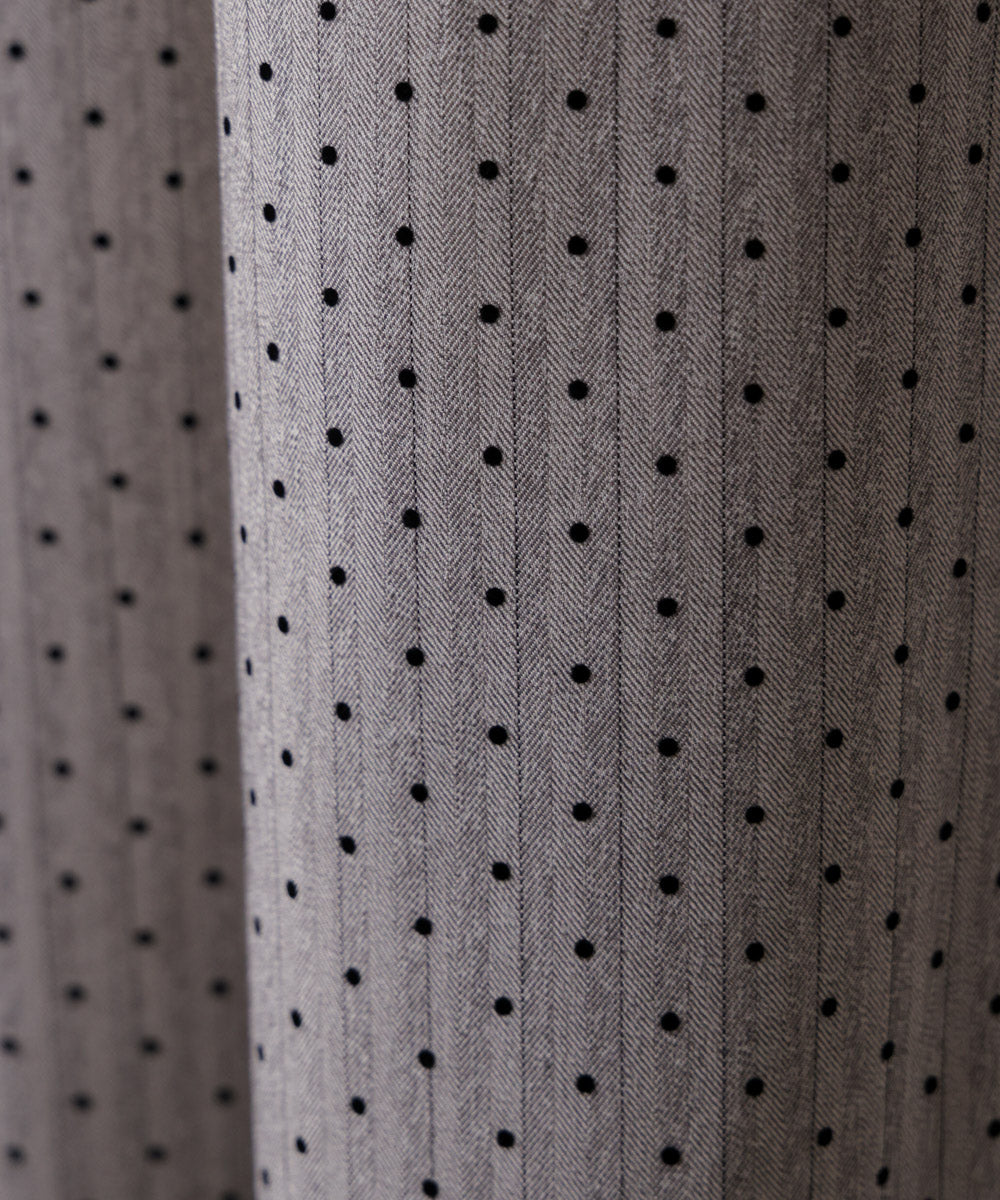 ドットフロッキーパンツ