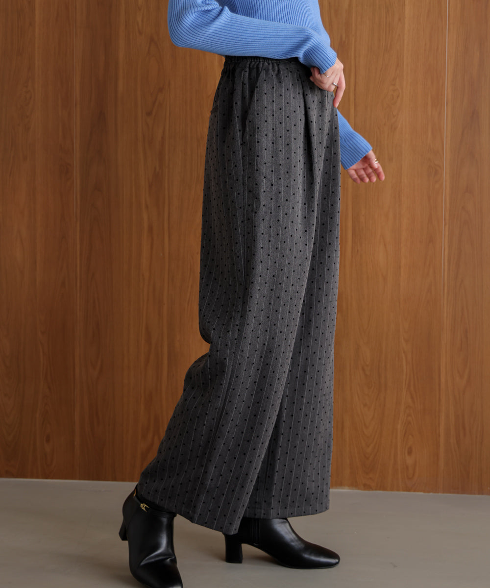 ドットフロッキーパンツ