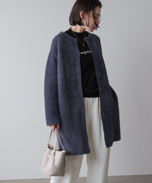 刺しゅうロゴニットプルオーバー