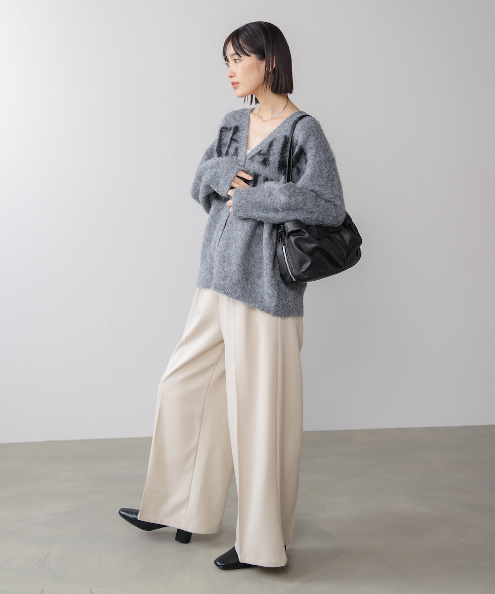 ケガキロゴニットカーディガン