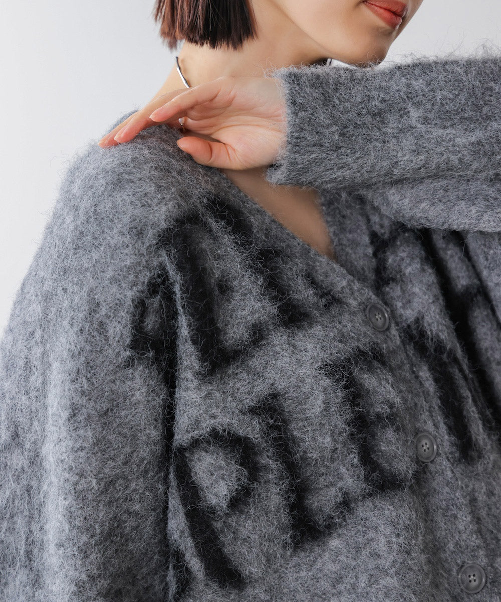 ケガキロゴニットカーディガン