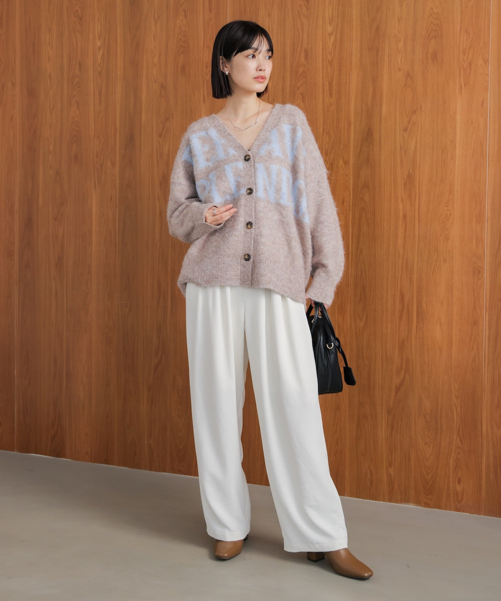 ケガキロゴニットカーディガン