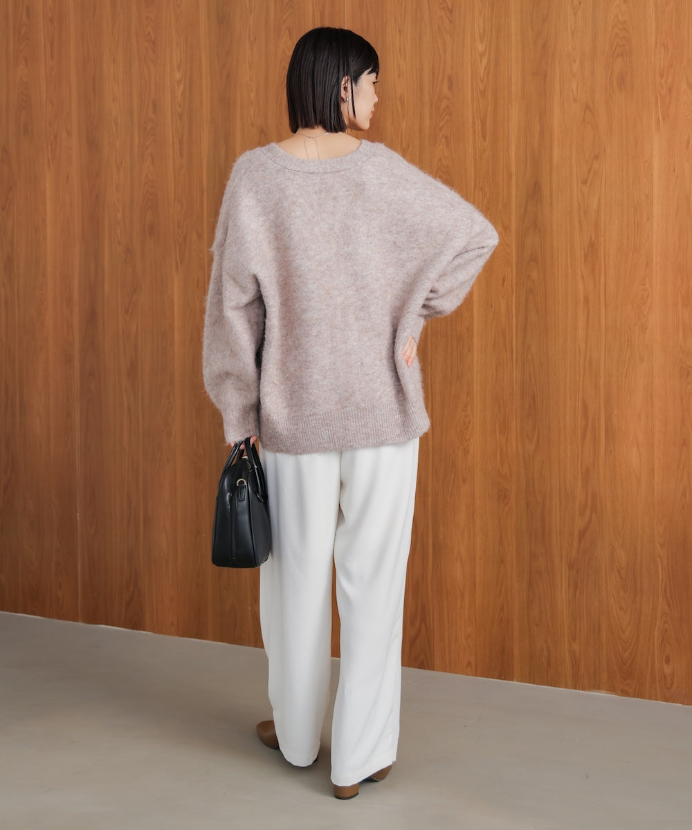 ケガキロゴニットカーディガン