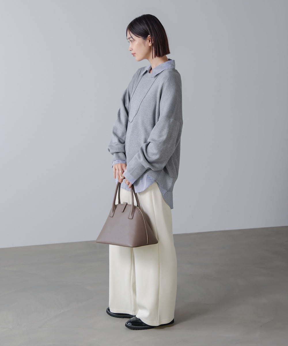 ゆるニットセットレイヤードプルオーバー