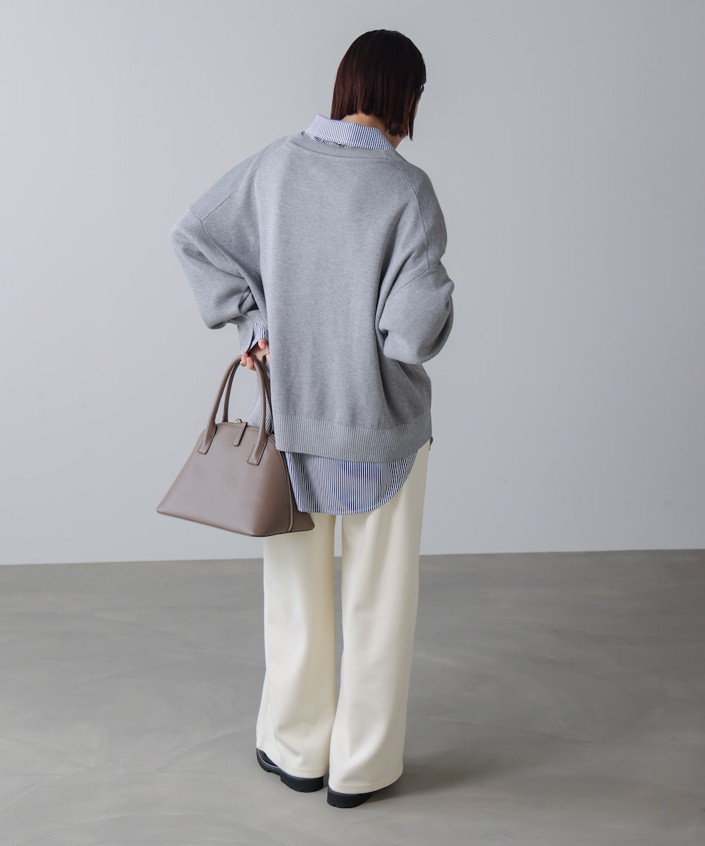 ゆるニットセットレイヤードプルオーバー