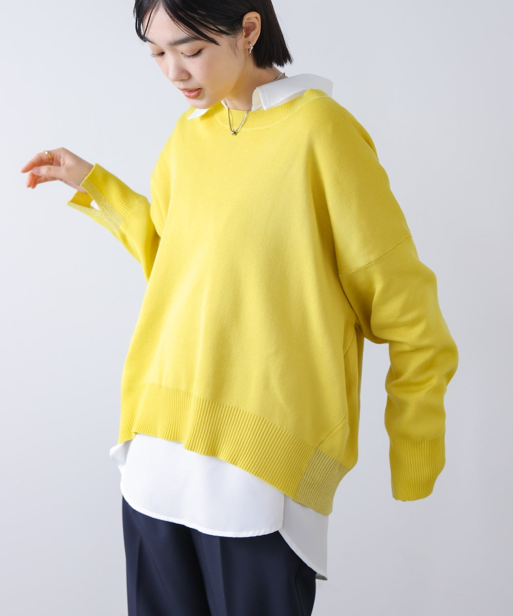 ゆるニットセットレイヤードプルオーバー