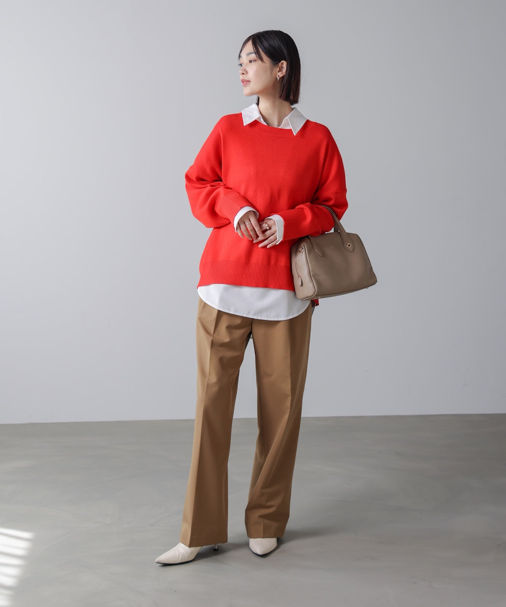 ゆるニットセットレイヤードプルオーバー