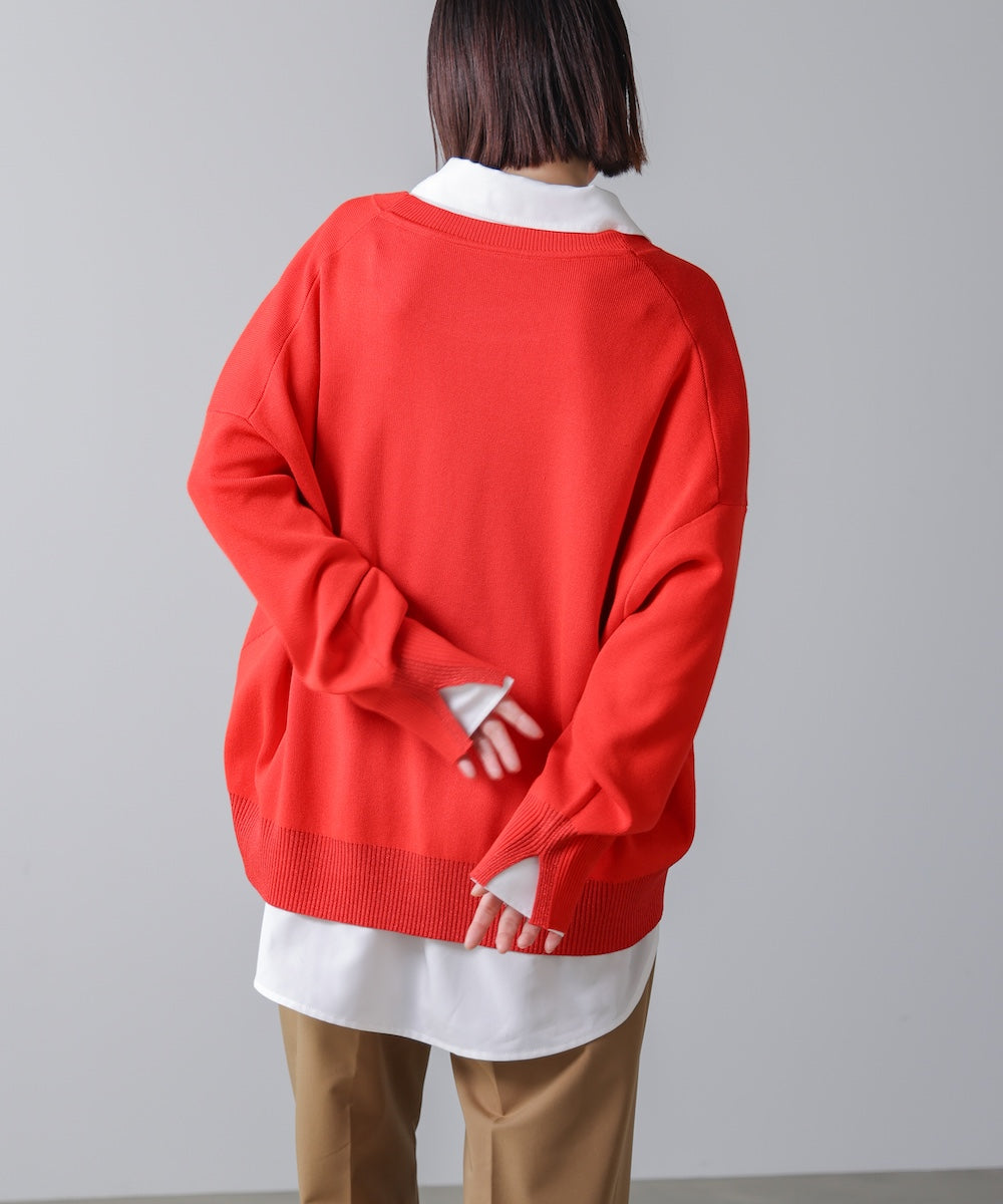 ゆるニットセットレイヤードプルオーバー