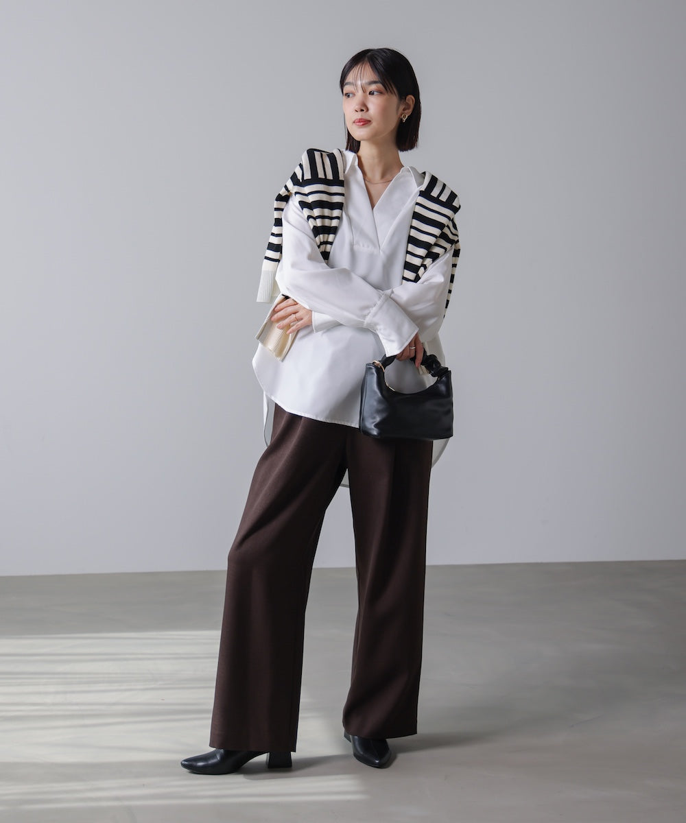 ゆるニットセットレイヤードプルオーバー