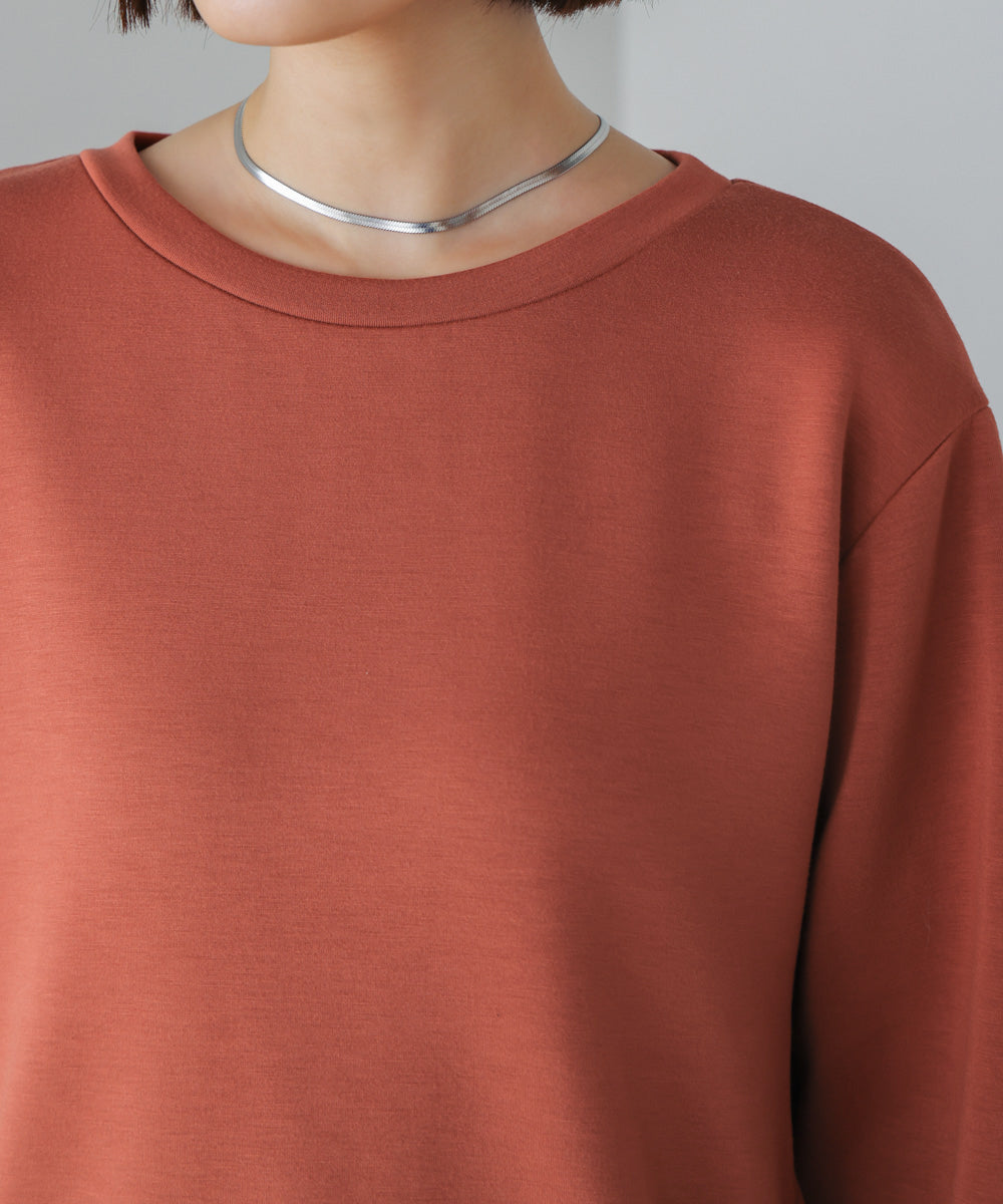 シルキーダンボールサイドファスナープルオーバー