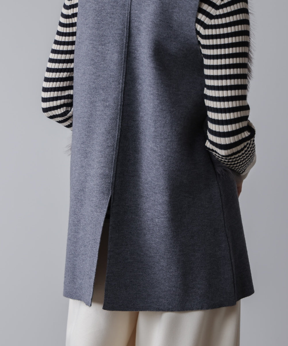 ファーコンビミドルベスト