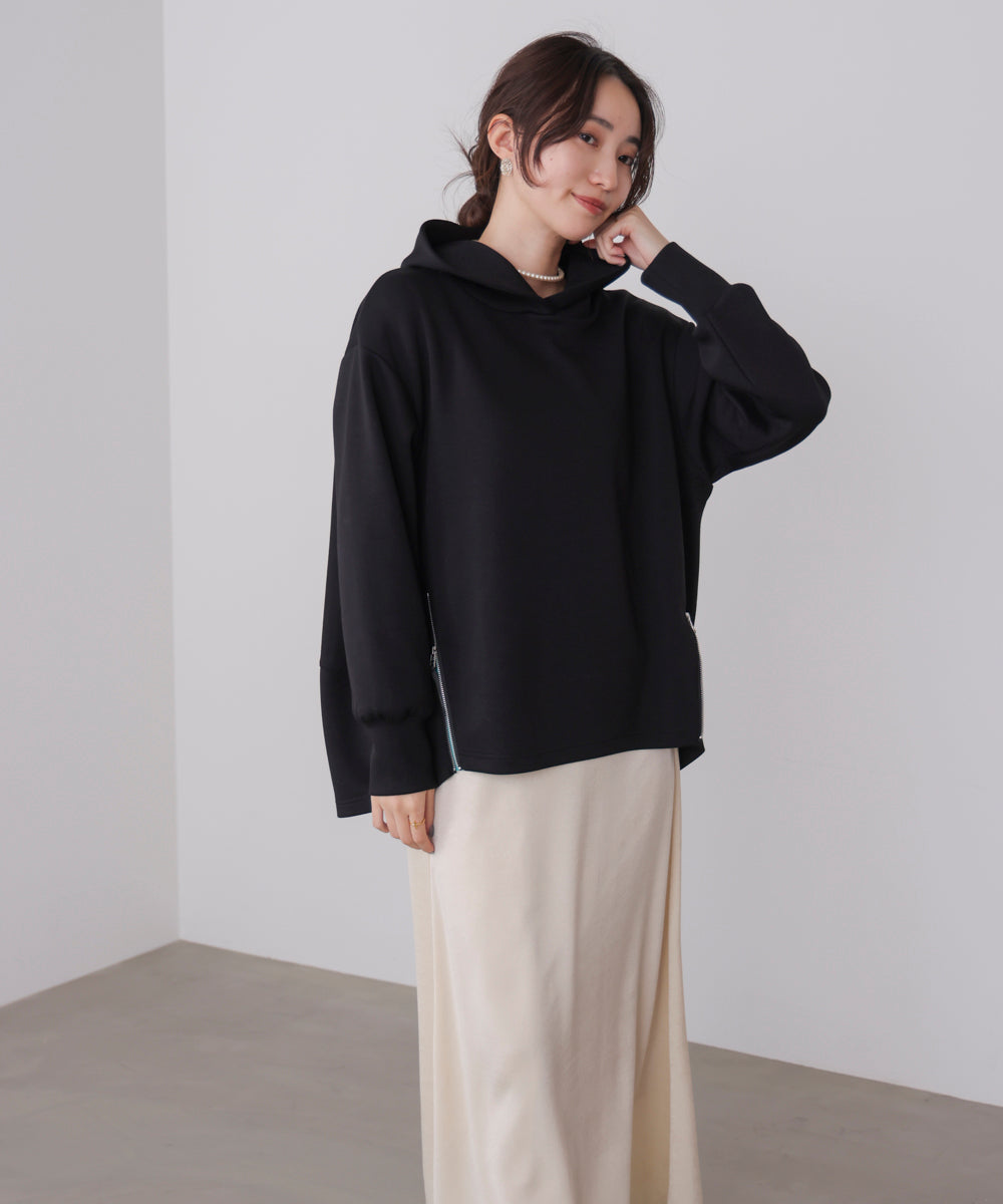 シルキーダンボールコクーンパーカー