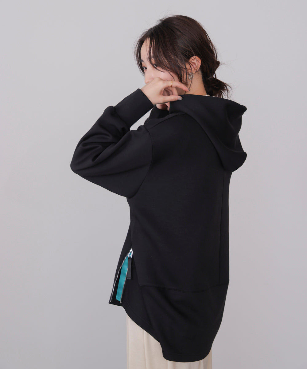 シルキーダンボールコクーンパーカー