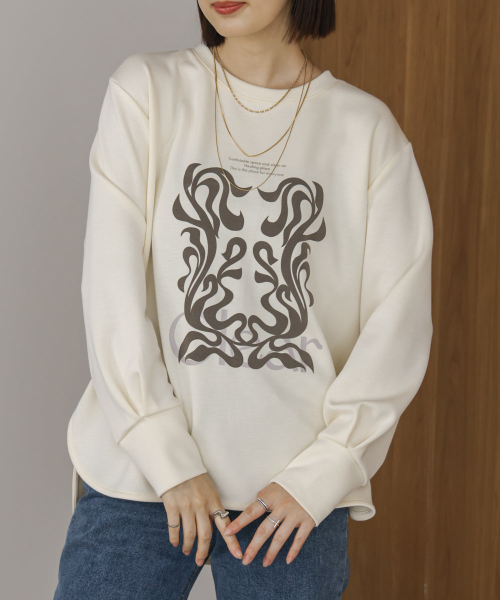 パウンドストレッチARTロゴプルオーバー