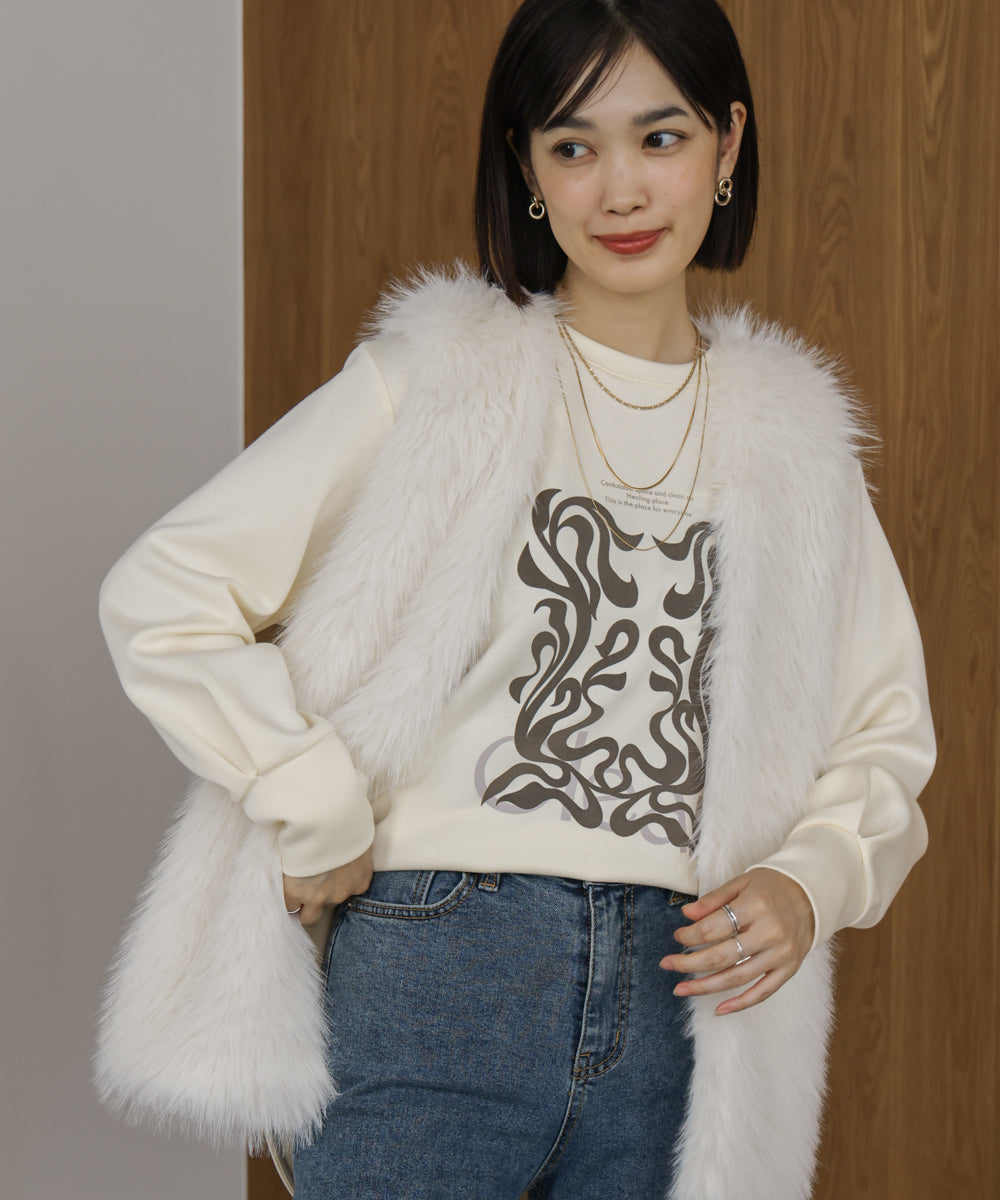 パウンドストレッチARTロゴプルオーバー