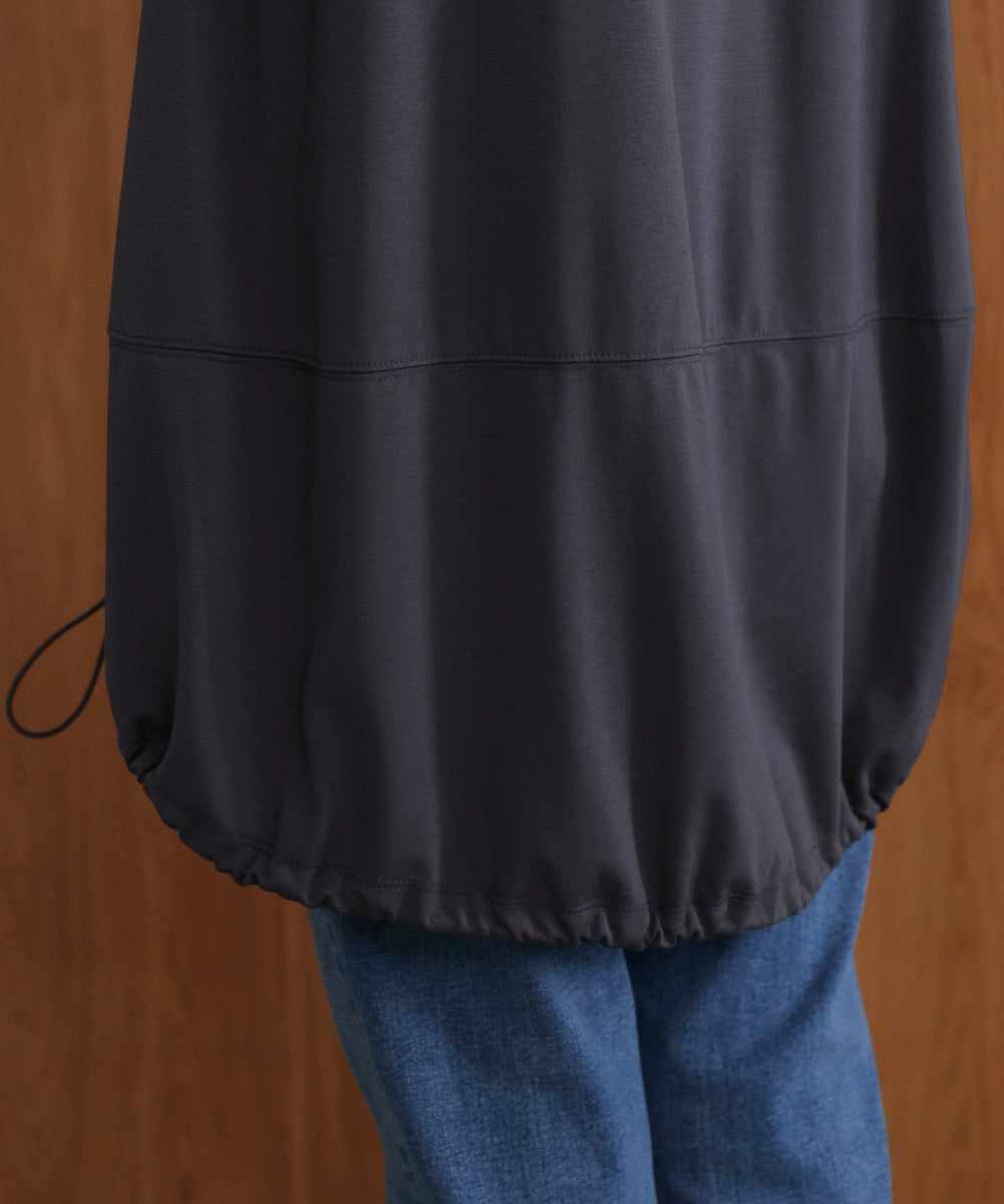 箔エンボスロンTチュニック