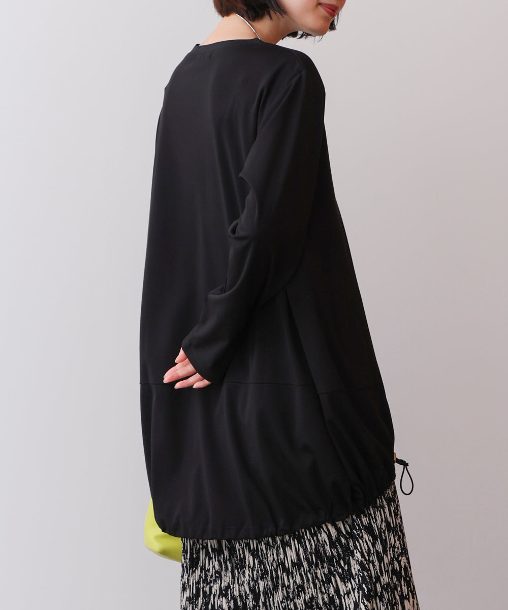 箔エンボスロンTチュニック