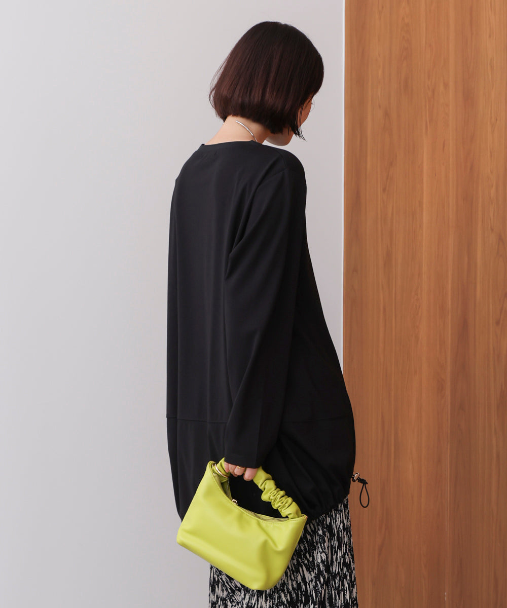 箔エンボスロンTチュニック