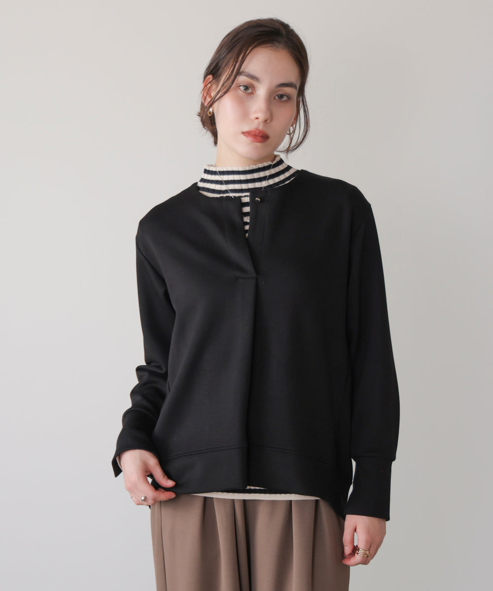 パウンドストレッチフレアプルオーバー