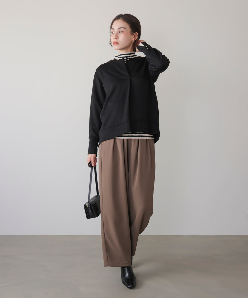 パウンドストレッチフレアプルオーバー