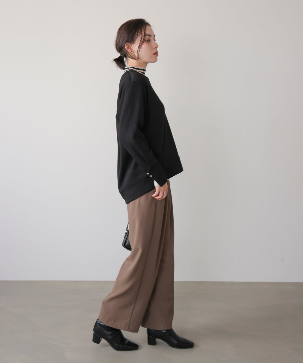 パウンドストレッチフレアプルオーバー