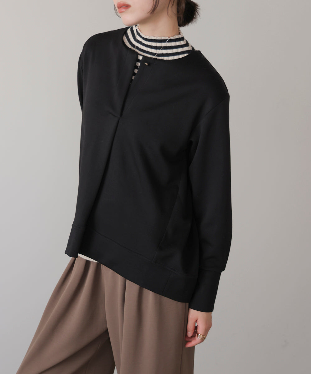 パウンドストレッチフレアプルオーバー