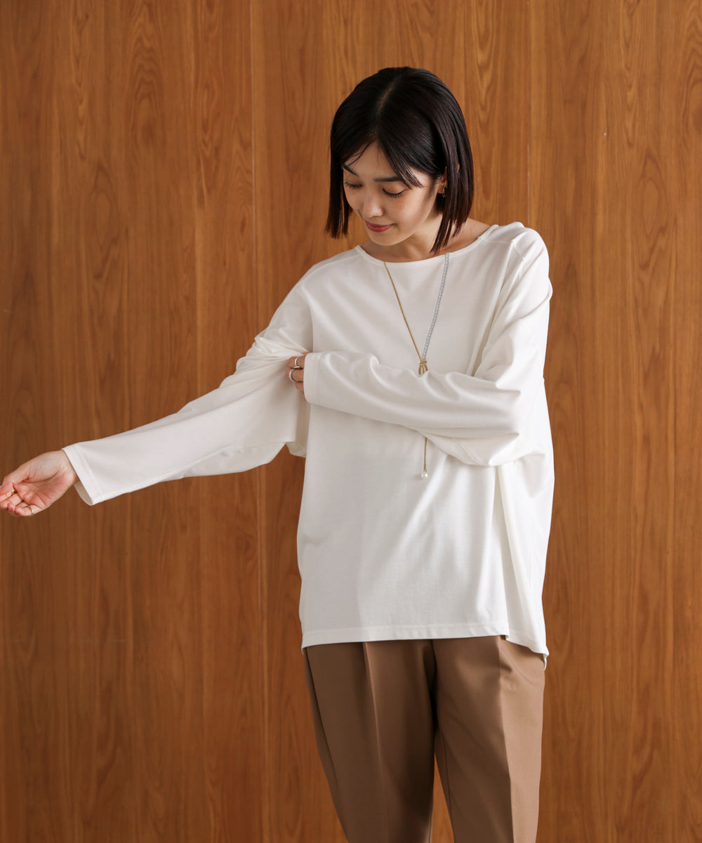 ネックレス付き刺しゅうプルオーバー