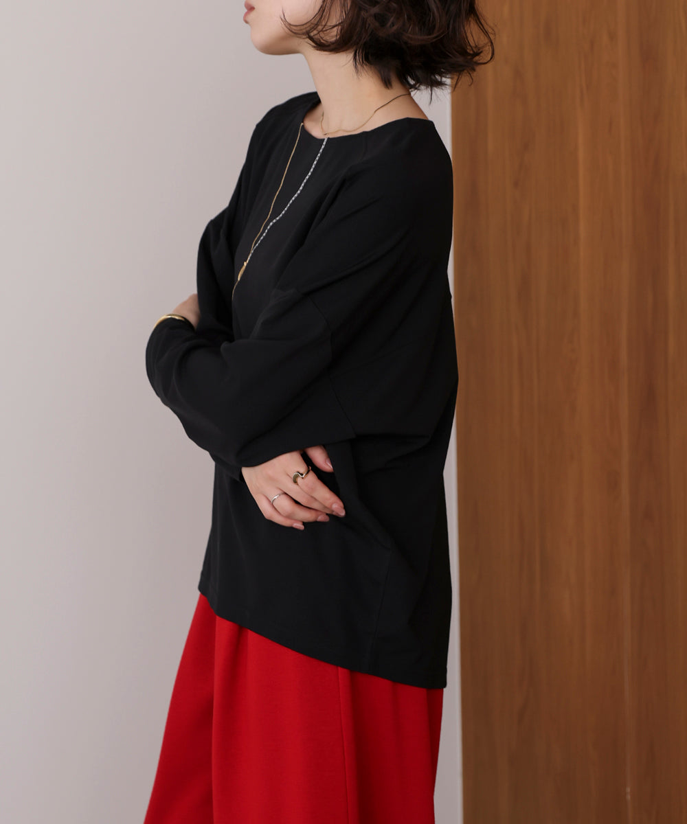 ネックレス付き刺しゅうプルオーバー