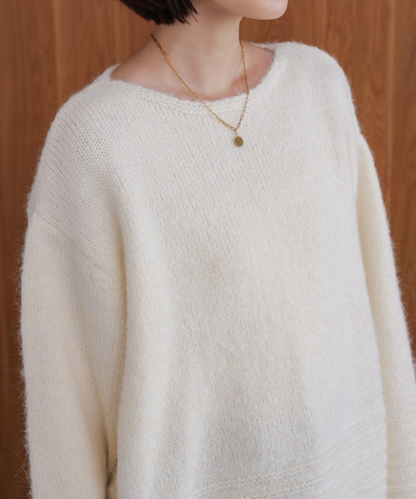 立体ボーダーニット