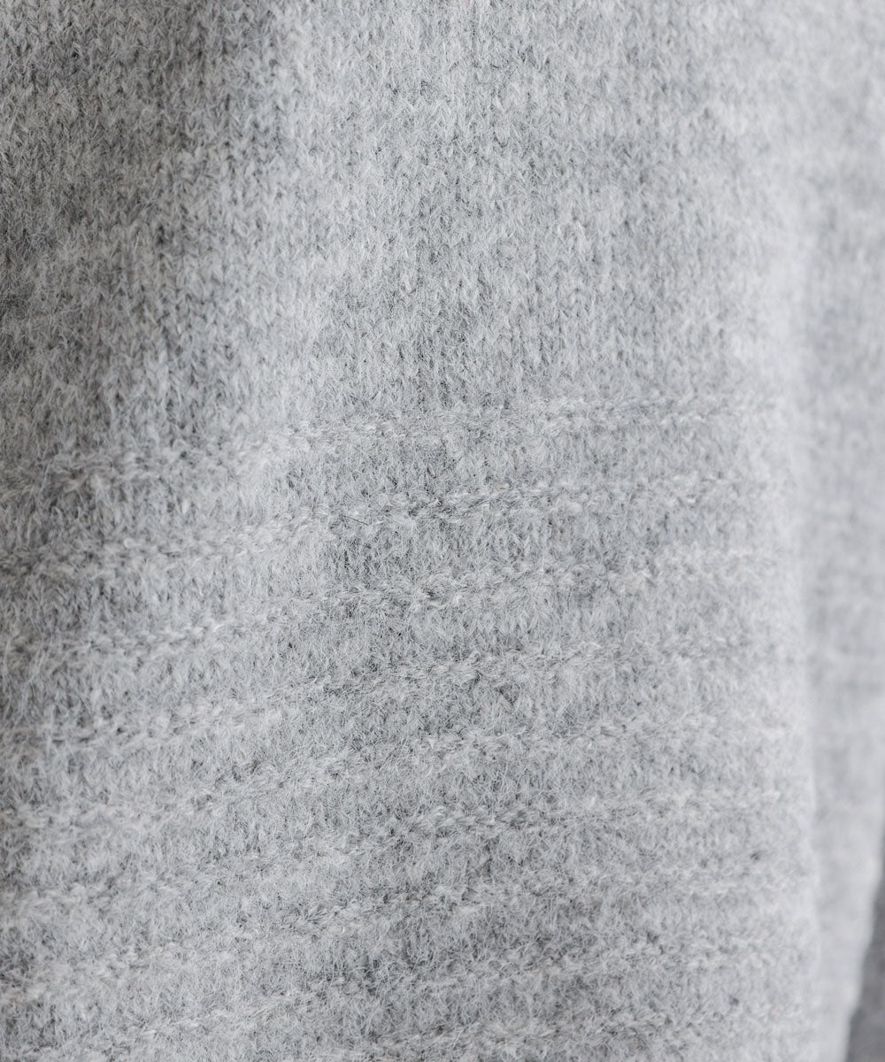 立体ボーダーニット