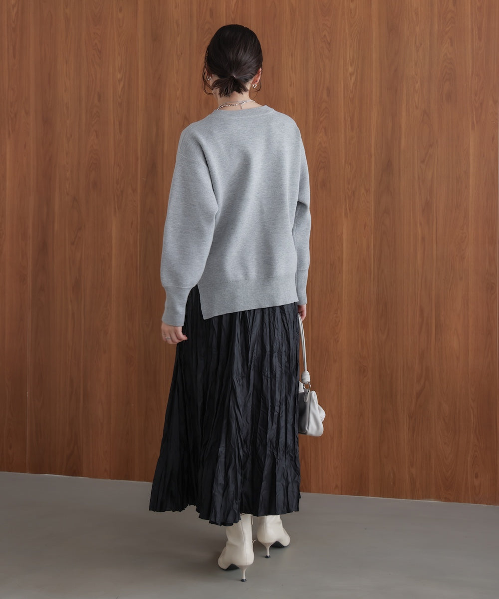 スウェットライクロゴニット