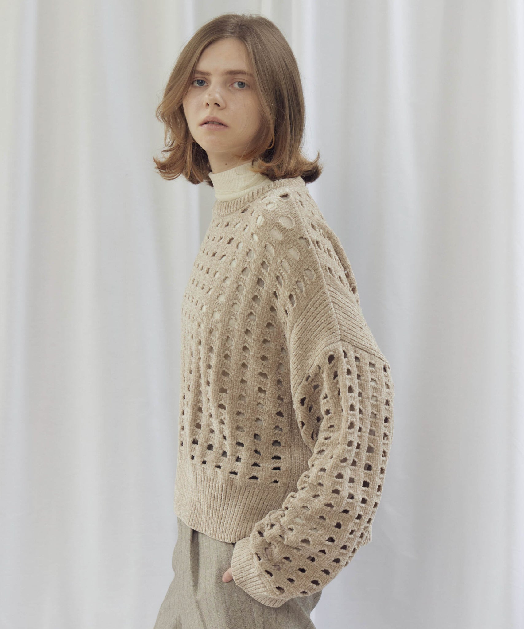 MORE MESH KNIT (モールメッシュニット)