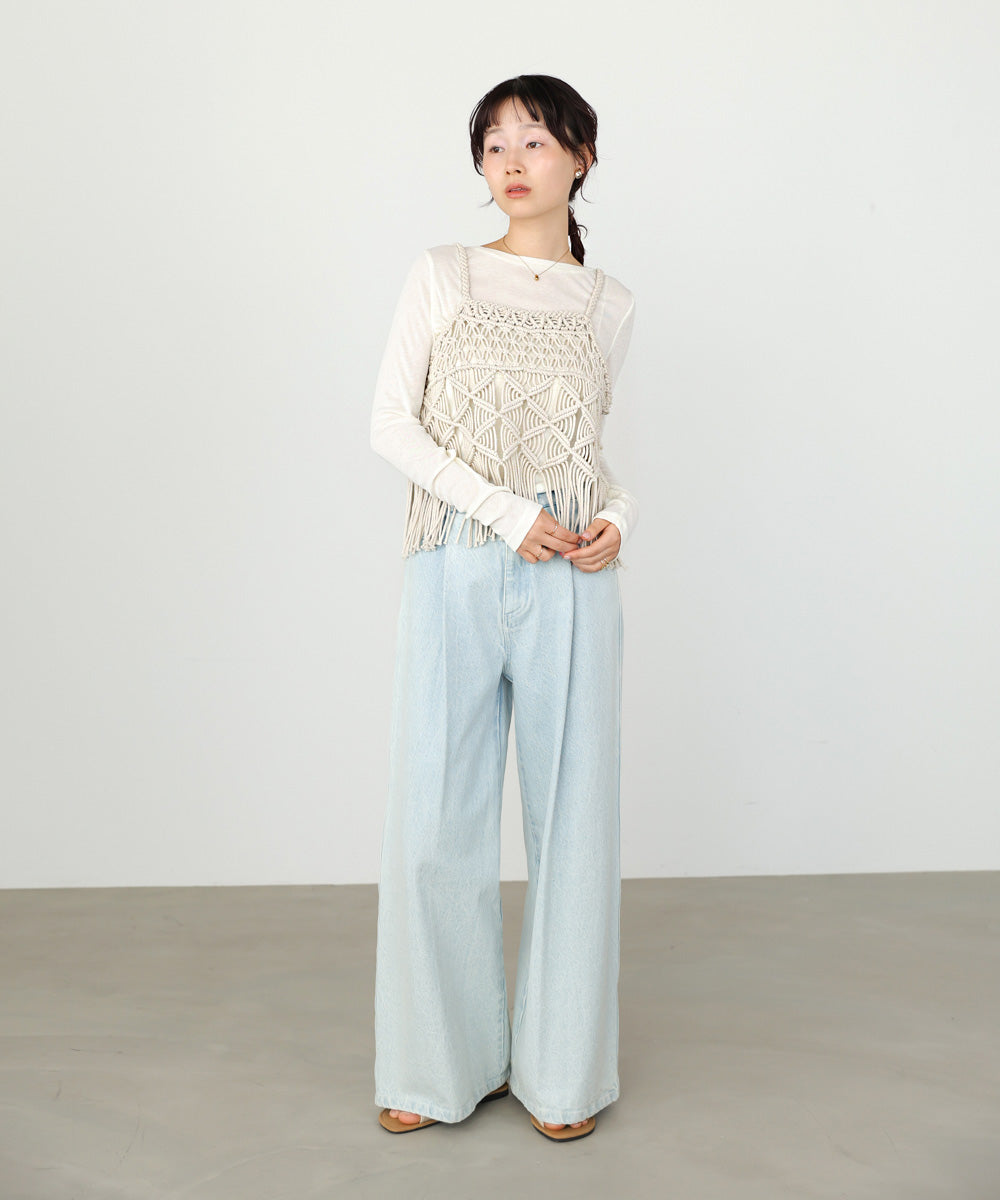 マクラメベスト