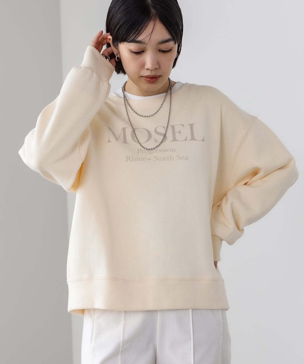 MOSELフロッキーロゴプルオーバー