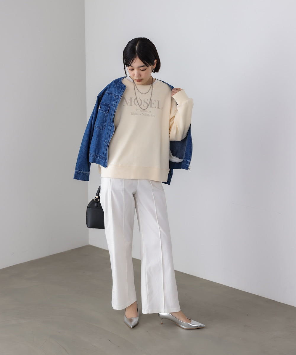 MOSELフロッキーロゴプルオーバー