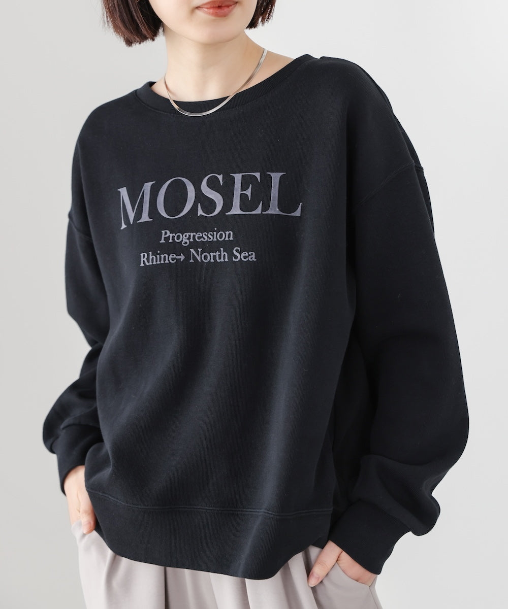 MOSELフロッキーロゴプルオーバー
