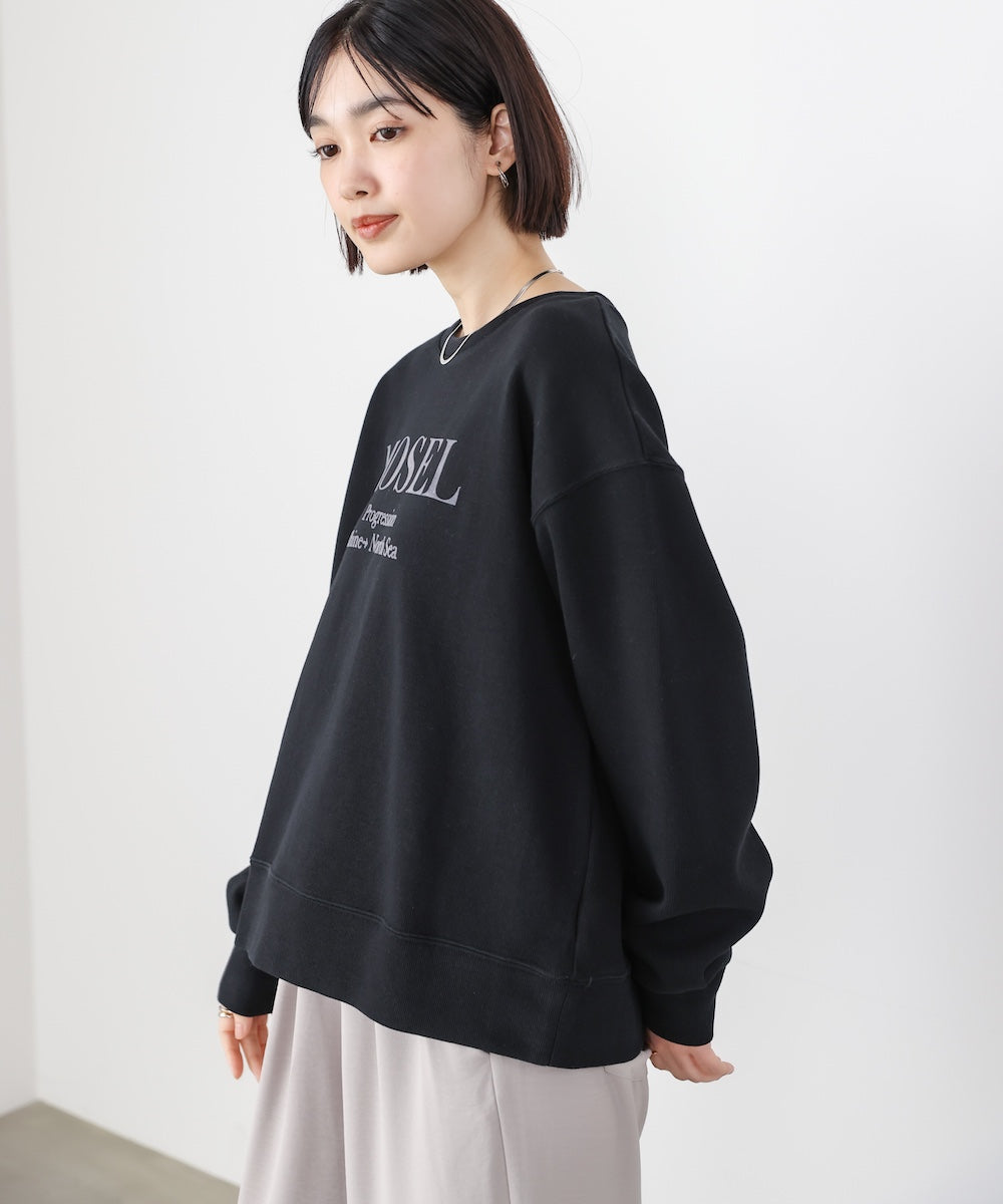 MOSELフロッキーロゴプルオーバー