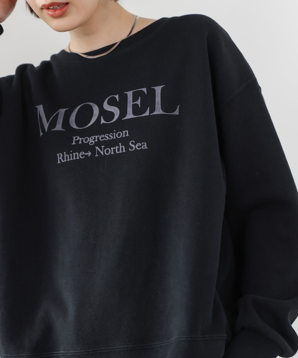 MOSELフロッキーロゴプルオーバー