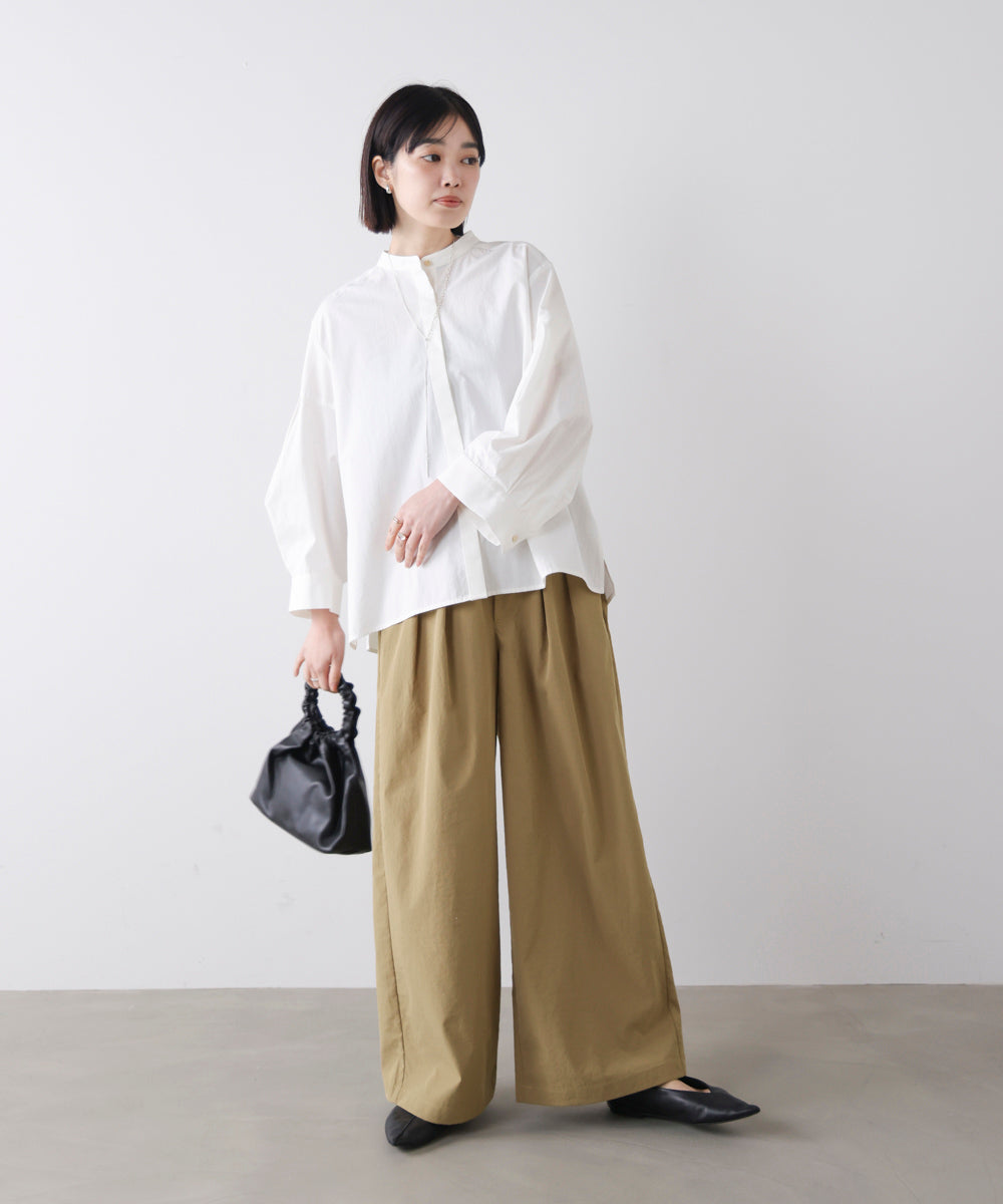 【UVカット】ストレッチテックチノワイドパンツ