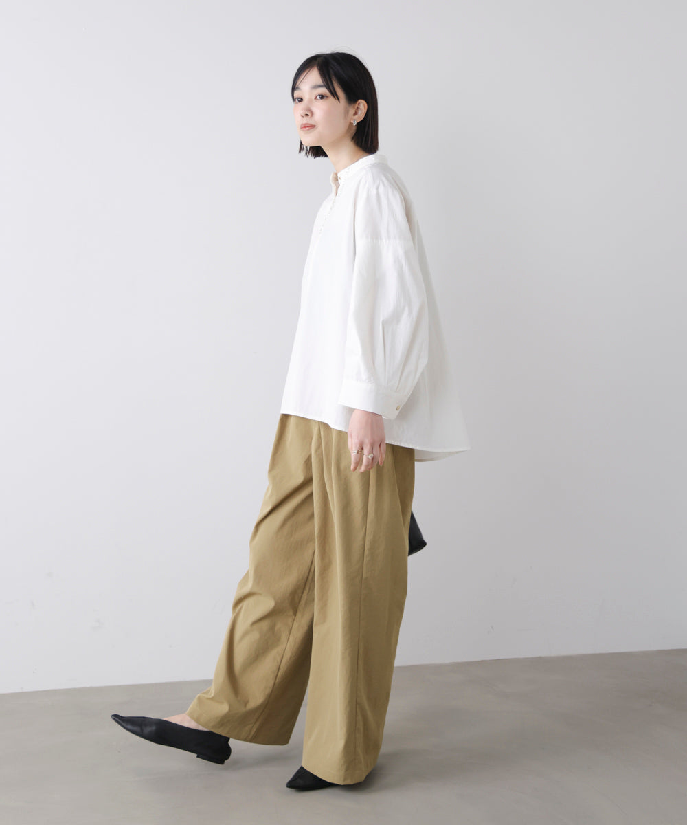 【UVカット】ストレッチテックチノワイドパンツ