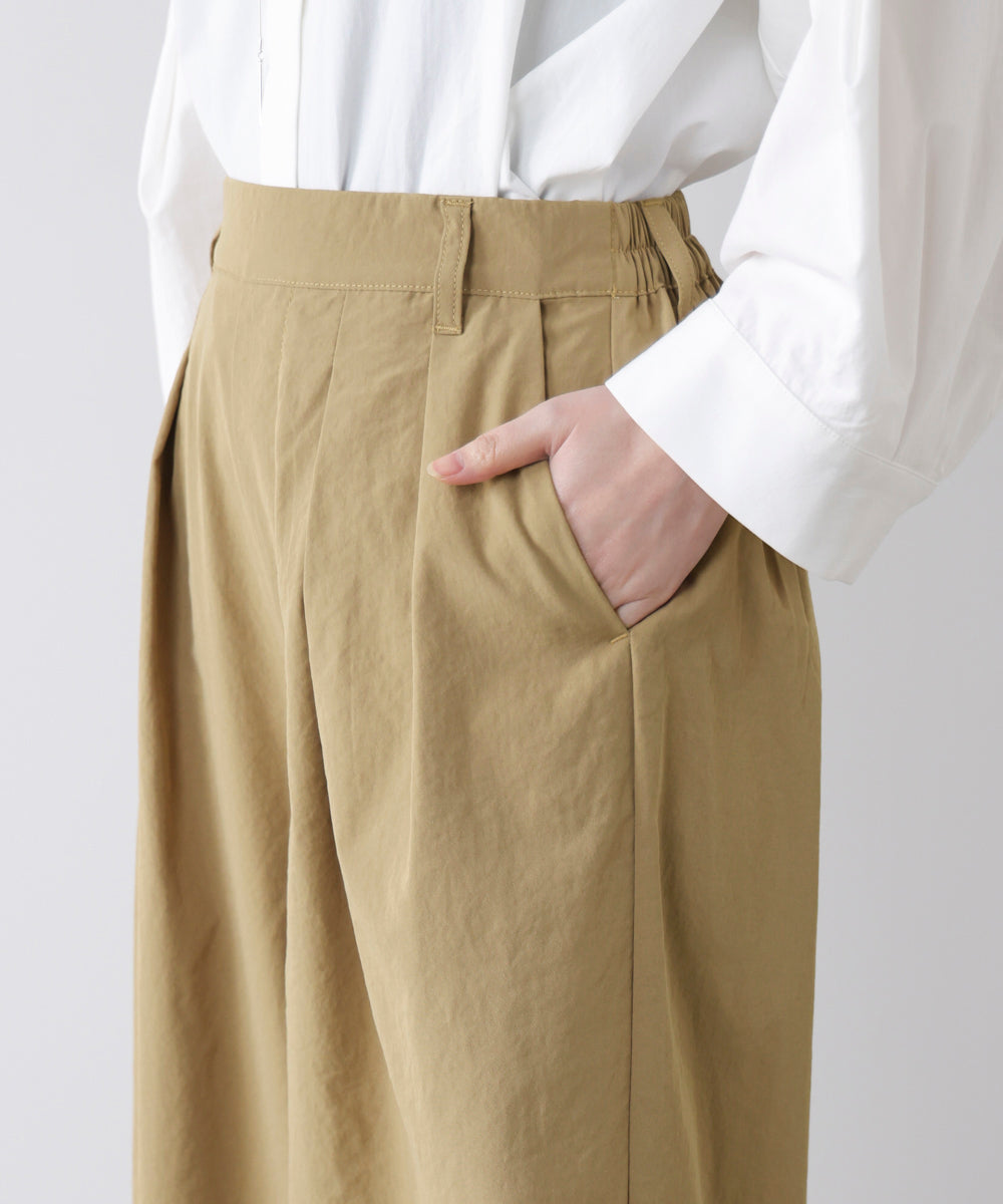 【UVカット】ストレッチテックチノワイドパンツ