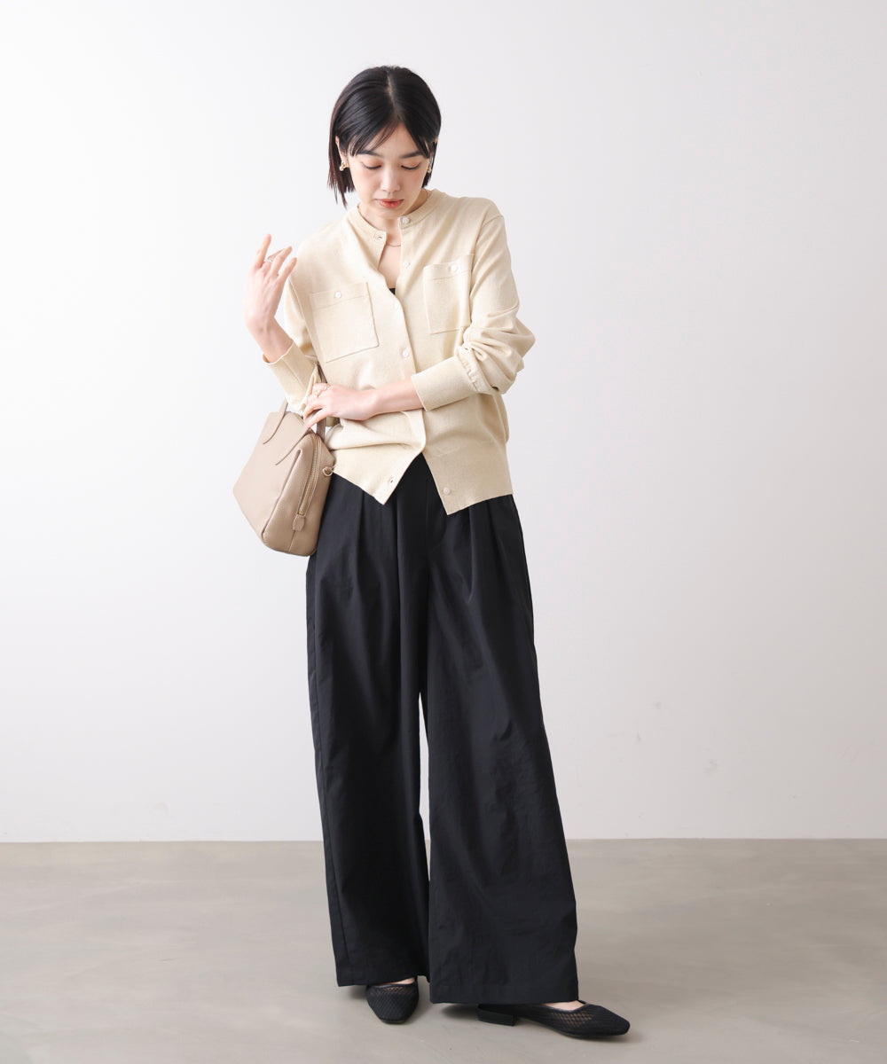 【UVカット】ストレッチテックチノワイドパンツ
