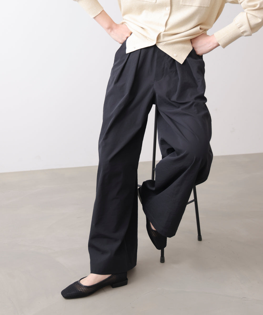 【UVカット】ストレッチテックチノワイドパンツ
