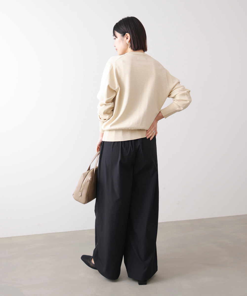 【UVカット】ストレッチテックチノワイドパンツ