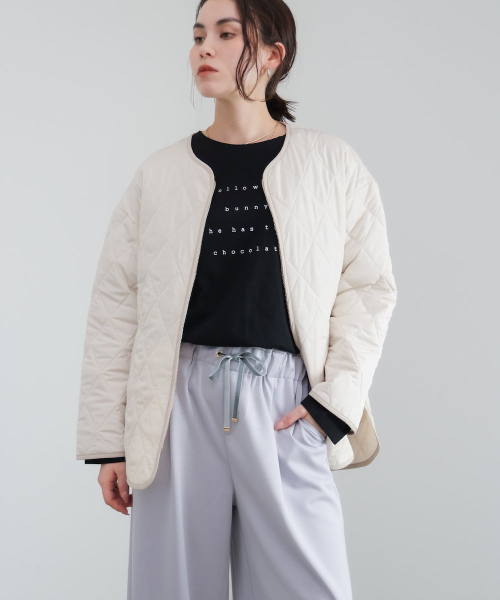 中綿キルティングアウター