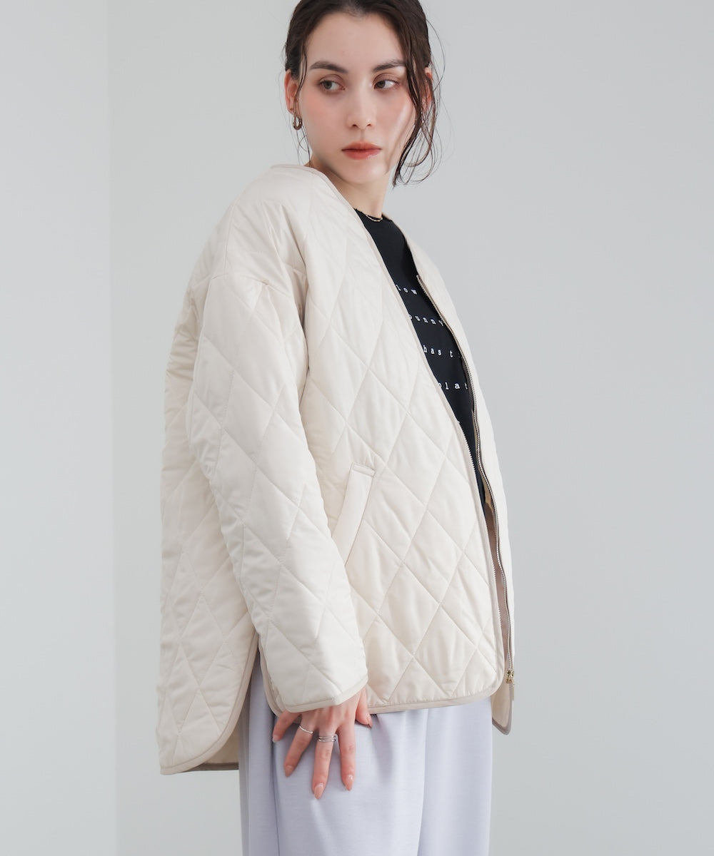 中綿キルティングアウター