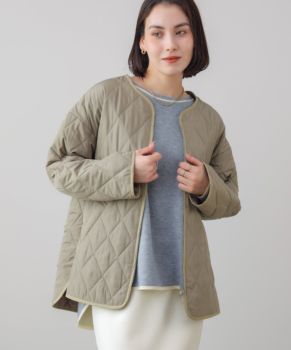 中綿キルティングアウター