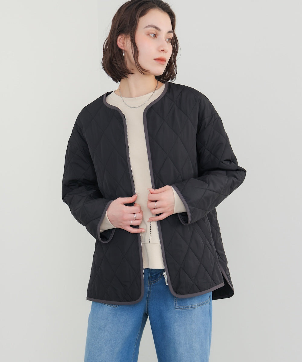 中綿キルティングアウター
