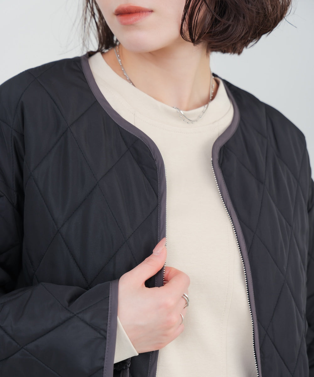 中綿キルティングアウター