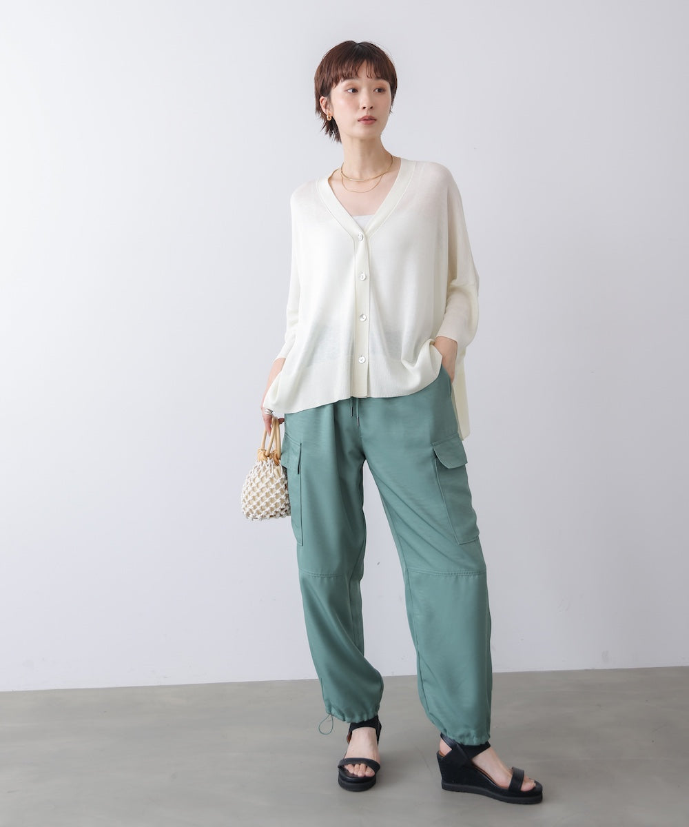 【新色追加】UVサラサラBOXシルエット前後差カーデ